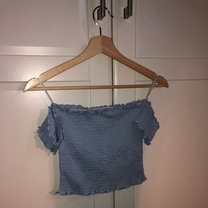 Street wear society Baby blue tube top
